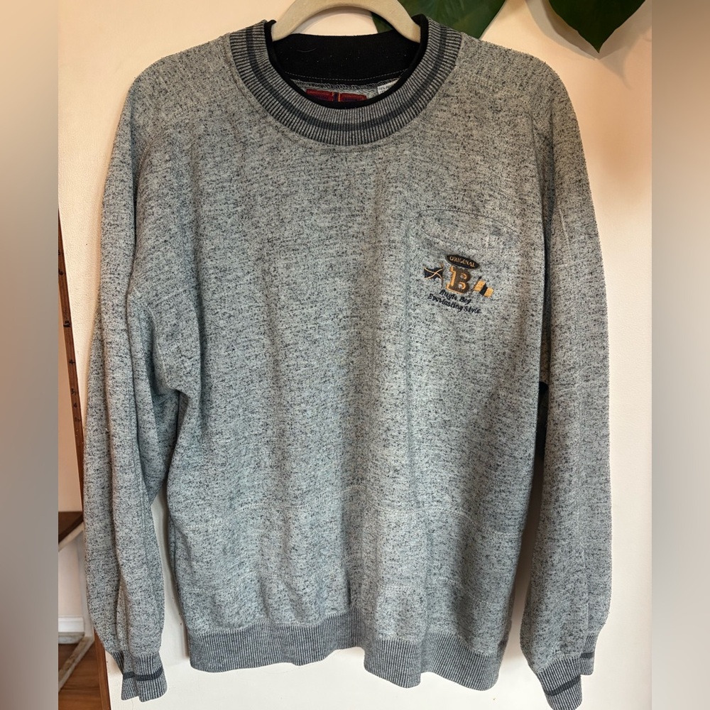 Vintage Bugle Boy Embroidered Crewneck Sweatshirt | 80s–90s